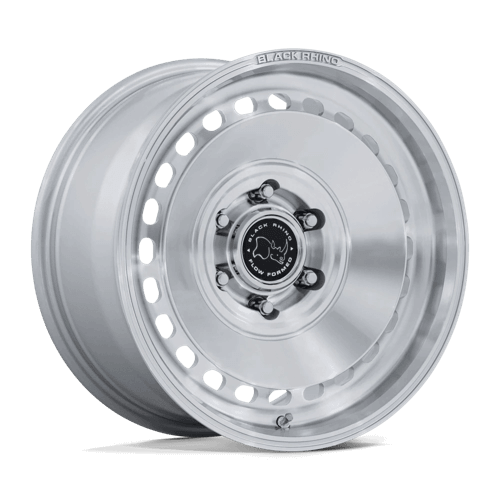 Black Rhino BR036 BASIN Gloss Silver W/ Machined Face