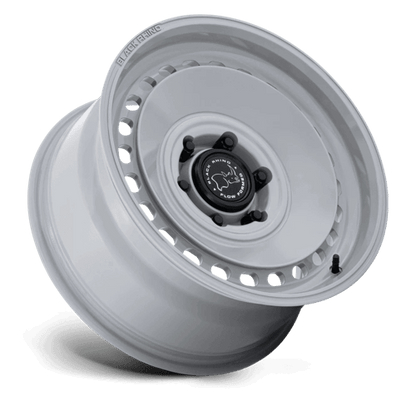 Black Rhino BR036 BASIN Grayspace showcasing rally-bred performance and modern retro style.