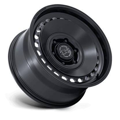 Black Rhino BR036 BASIN Matte Black rally-inspired wheel designed for rugged performance and modern adventure.