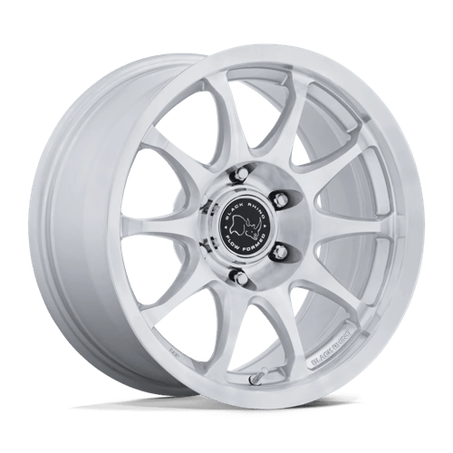 Black Rhino BR038 RONIN Gloss Silver W/ Machined Face wheel