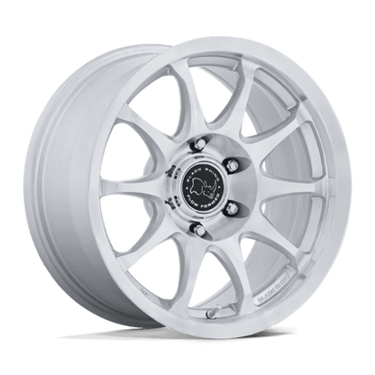 Black Rhino BR038 RONIN Gloss Silver W/ Machined Face wheel