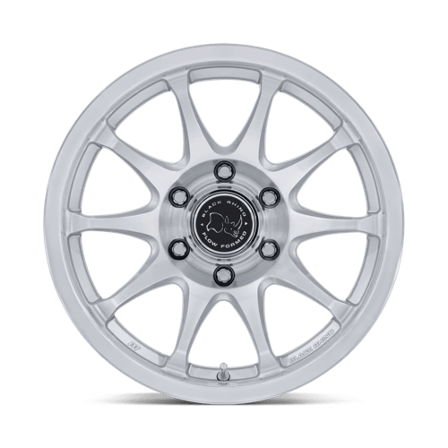 Black Rhino BR038 RONIN Gloss Silver W/ Machined Face wheel