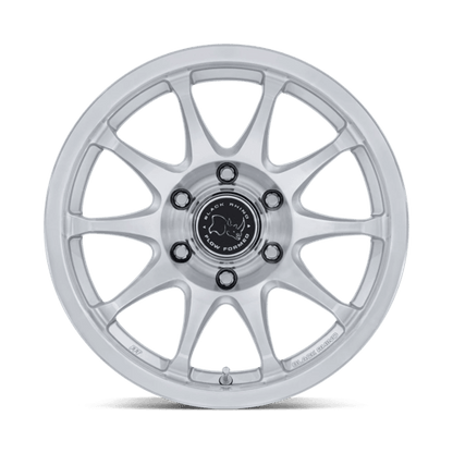 Black Rhino BR038 RONIN Gloss Silver W/ Machined Face wheel