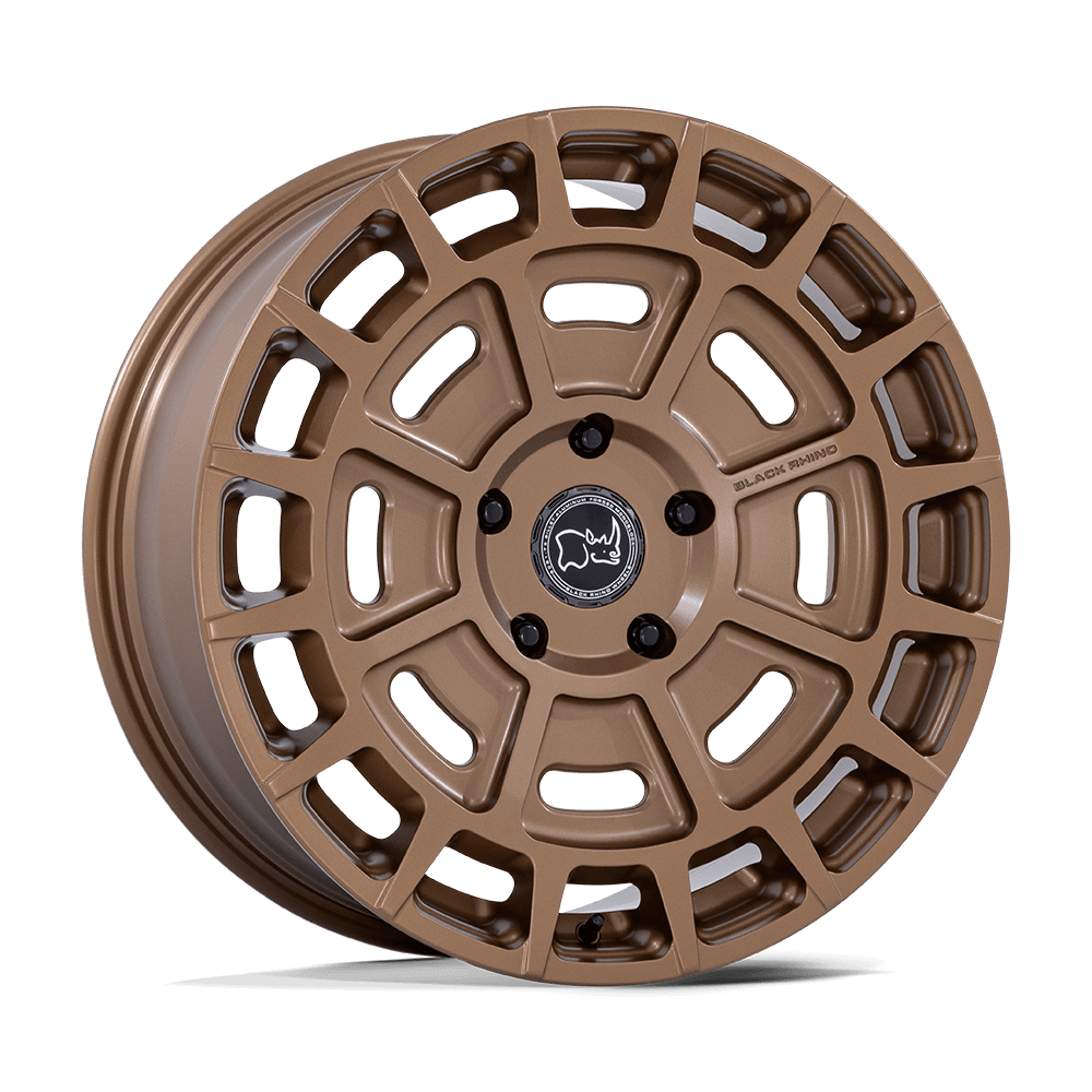 Black Rhino BR404 VOLTAIC Matte Bronze wheel designed for off-road performance and style with a full-face structure.