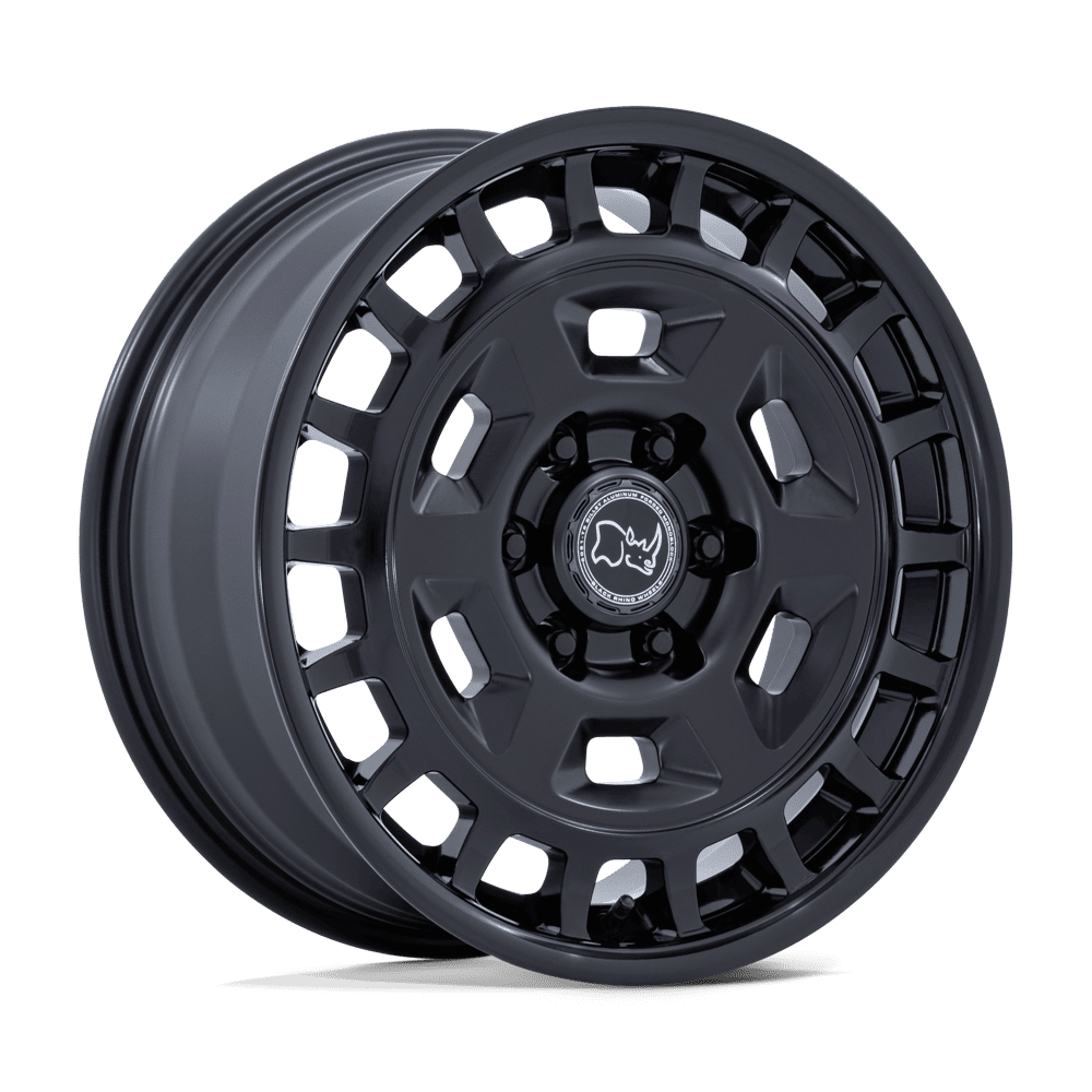Black Rhino BR405 ROVER Matte Black W/ Gloss Black Lip wheel