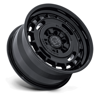 Black Rhino BR600 VAGABOND Matte Black W/ Gloss Black Lip - Bold off-road wheel design.