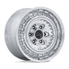 Black Rhino BR601 BASTION Gloss Silver Machined Face / Polished Lip