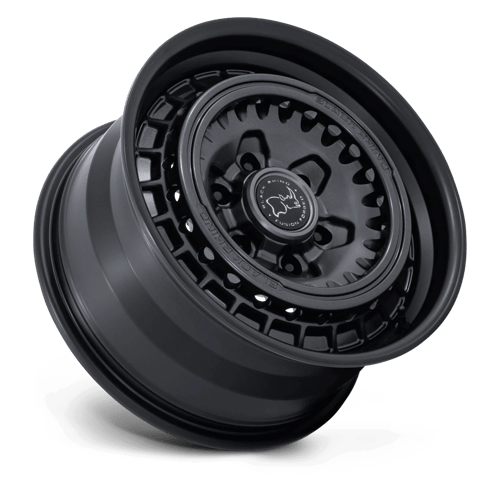 Black Rhino BR601 BASTION Gun Black W/ Matte Black Lip wheel