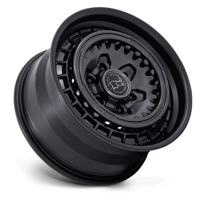 Black Rhino BR601 BASTION Gun Black W/ Matte Black Lip wheel
