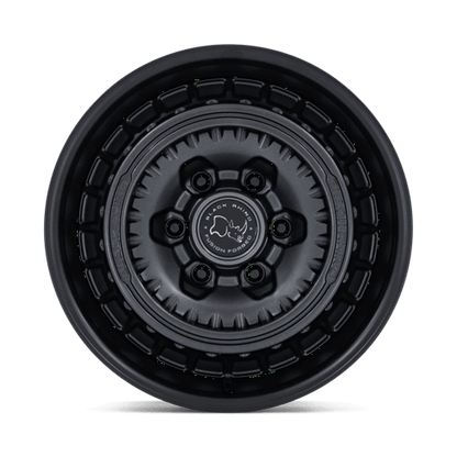 Black Rhino BR601 BASTION Gun Black W/ Matte Black Lip wheel