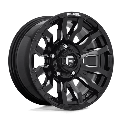 FUEL D673 BLITZ Gloss Black Milled