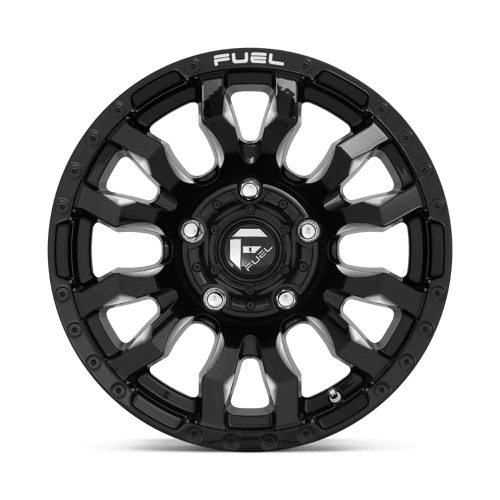 FUEL D673 BLITZ Gloss Black Milled