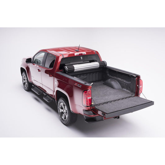 BedRug Bedmat For Spray-In Or No 15-22 Colorado/Canyon 6' Bed 3/4 Inch Thick Bed Mat - Charcoal (BMB15SBS) installed in truck bed.