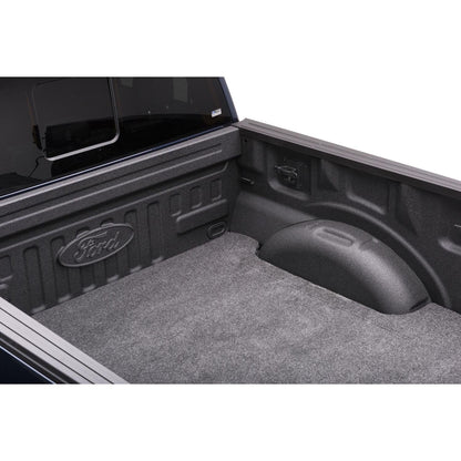 BedRug Bedmat For Spray-In Or No 2009-14 Ford F-150 5'6" Bed 3/4 Inch Thick Bed Mat - Charcoal (BMQ04SCS) installed in truck bed