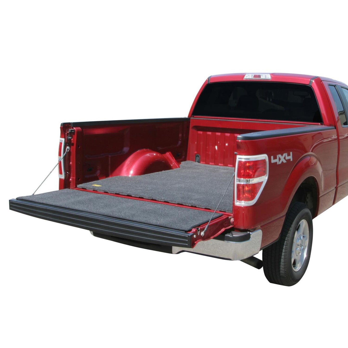 BedRug Bedmat For Spray-In Or No 2009-14 Ford F-150 5'6" Bed 3/4 Inch Thick Bed Mat - Charcoal (BMQ04SCS) installed in truck bed