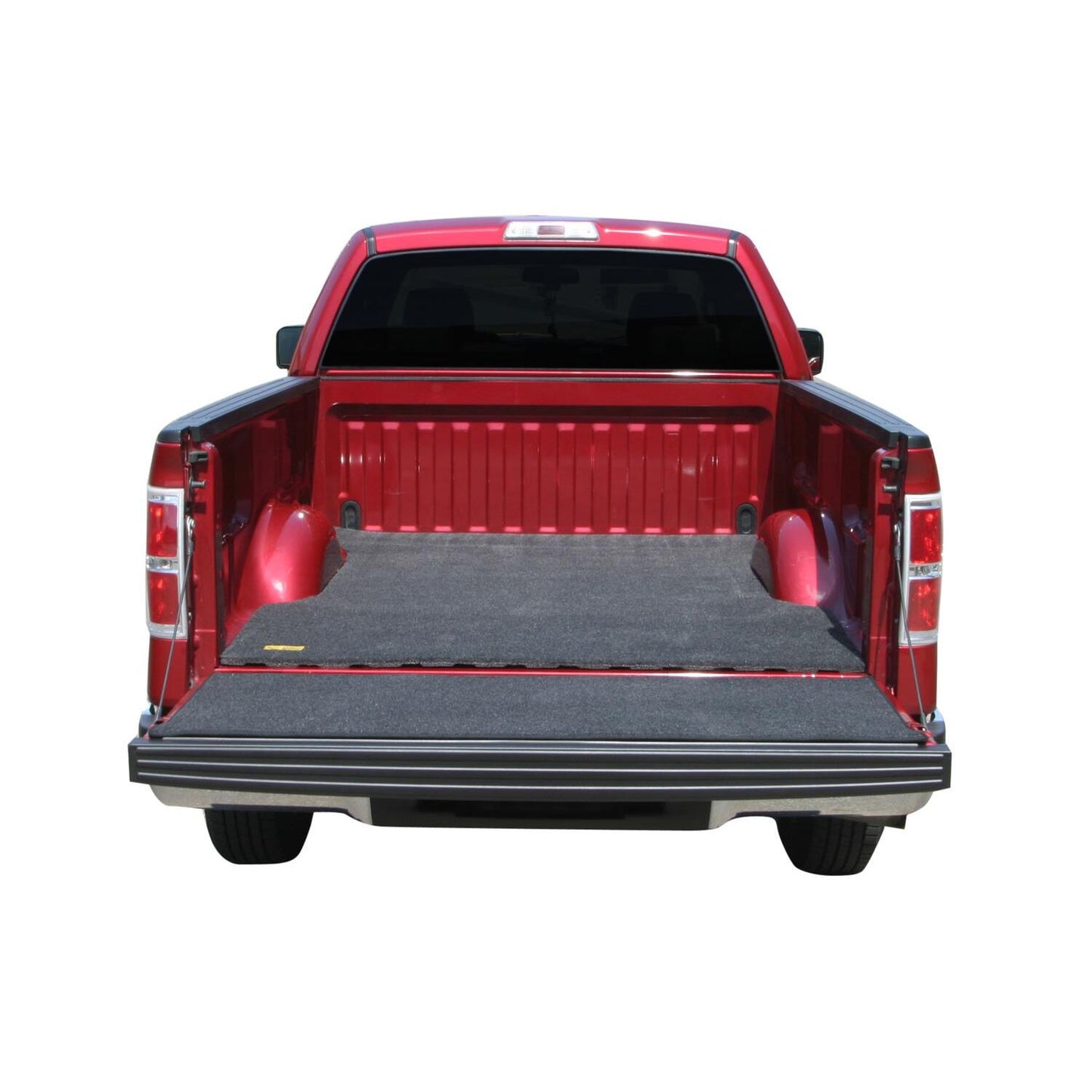 BedRug Bedmat For Spray-In Or No 2009-14 Ford F-150 5'6" Bed 3/4 Inch Thick Bed Mat - Charcoal (BMQ04SCS) installed in truck bed