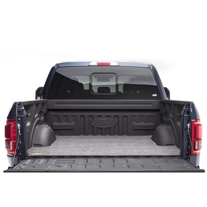 BedRug Bedmat For Spray-In Or No 2015-2026 Ford F-150 5'5" Bed 3/4 Inch Thick Bed Mat - Charcoal (BMQ15SCS) installed in truck bed.