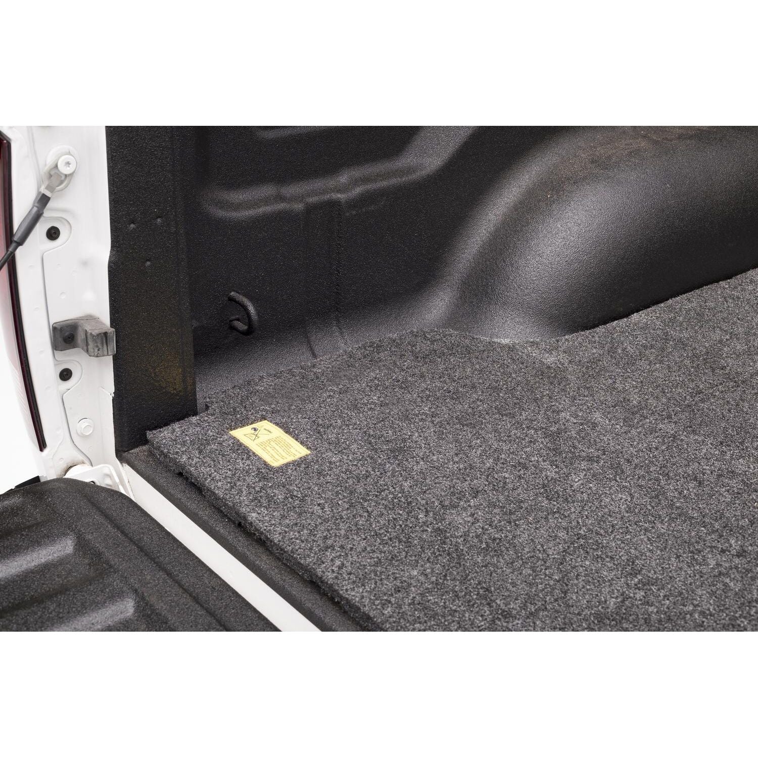 BedRug Bedmat For Spray-In Or No Bedliner 2019-2023 Ford Ranger 6' Bed Truck Bedmat Bed Mat - Charcoal (BMR19SBS) installed in truck bed.