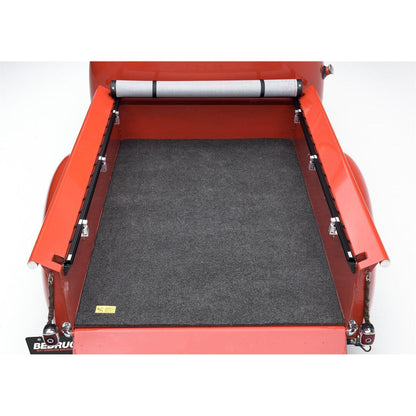 BedRug Universal Fitment Bed Mat w/o Cargo Channel - Charcoal (BMX00D) installed in a truck bed.