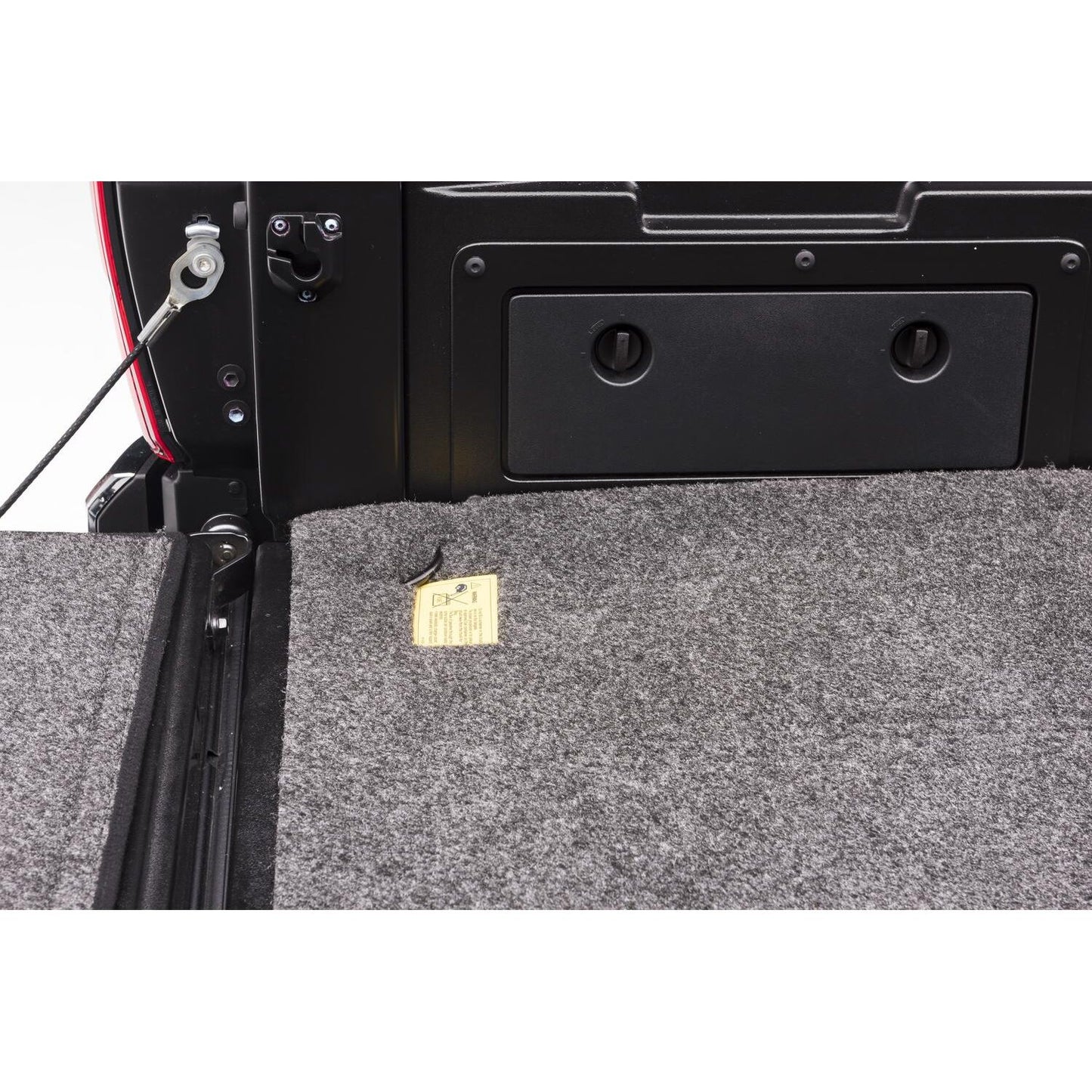 BedRug Bedmat For Spray-In Or No 05+ Toyota Tacoma 5' Bed 3/4 Inch Thick Bed Mat - Charcoal (BMY05DCS) installed in truck bed.