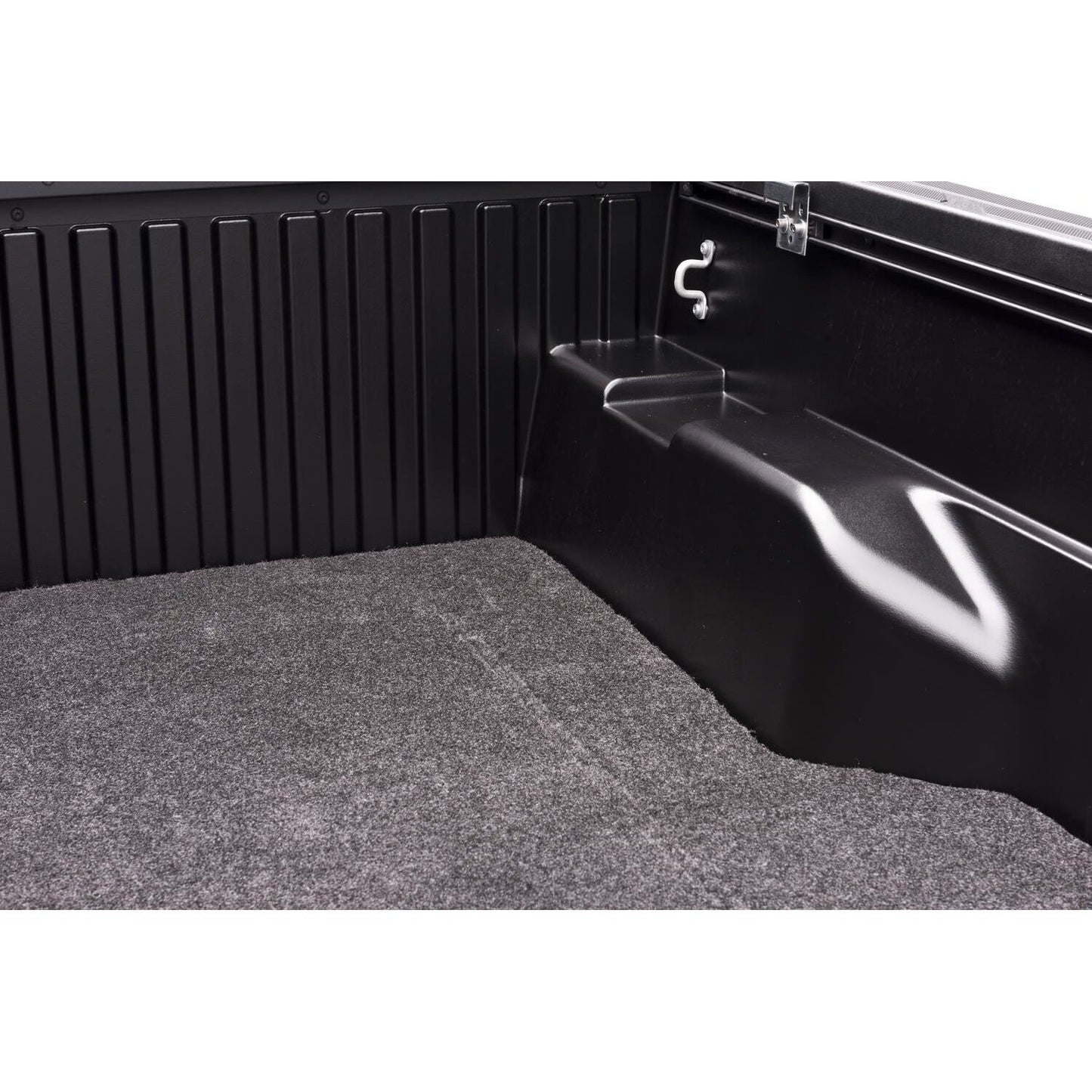 BedRug Bedmat For Spray-In Or No 05+ Toyota Tacoma 6' Bed 3/4 Inch Thick Bed Mat - Charcoal (BMY05SBS) installed in truck bed