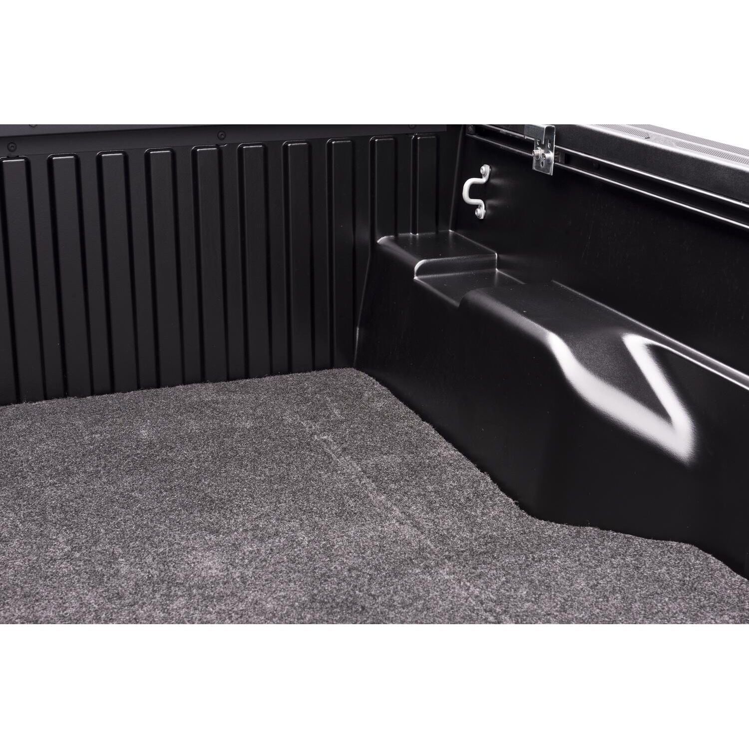 BedRug Bedmat For Spray-In Or No 05+ Toyota Tacoma 6' Bed 3/4 Inch Thick Bed Mat - Charcoal (BMY05SBS) installed in truck bed
