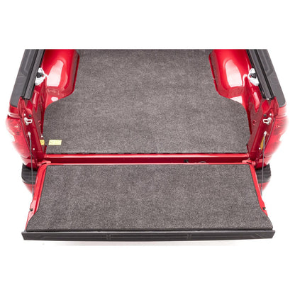 BedRug Bedmat For Spray-In Or No 22-25 Toyota Tundra 5'6" Bed 3/4 Inch Thick Bed Mat - Charcoal (BMY22SBS) installed in truck bed