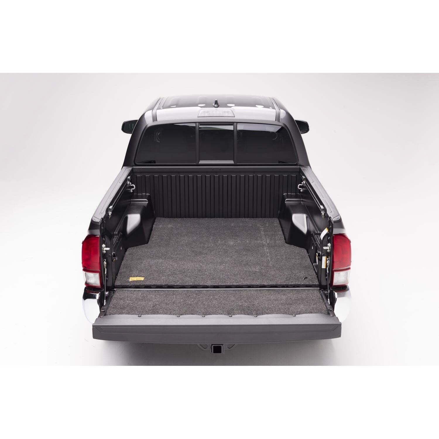 BedRug Bedmat For Spray-In Or No 2024-2025 Toyota Tacoma 6' Bed 3/4 Inch Thick Bed Mat - Charcoal (BMY24SBS) installed in truck bed