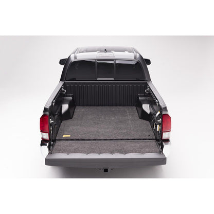 BedRug Bedmat For Spray-In Or No 2024-2025 Toyota Tacoma 6' Bed 3/4 Inch Thick Bed Mat - Charcoal (BMY24SBS) installed in truck bed