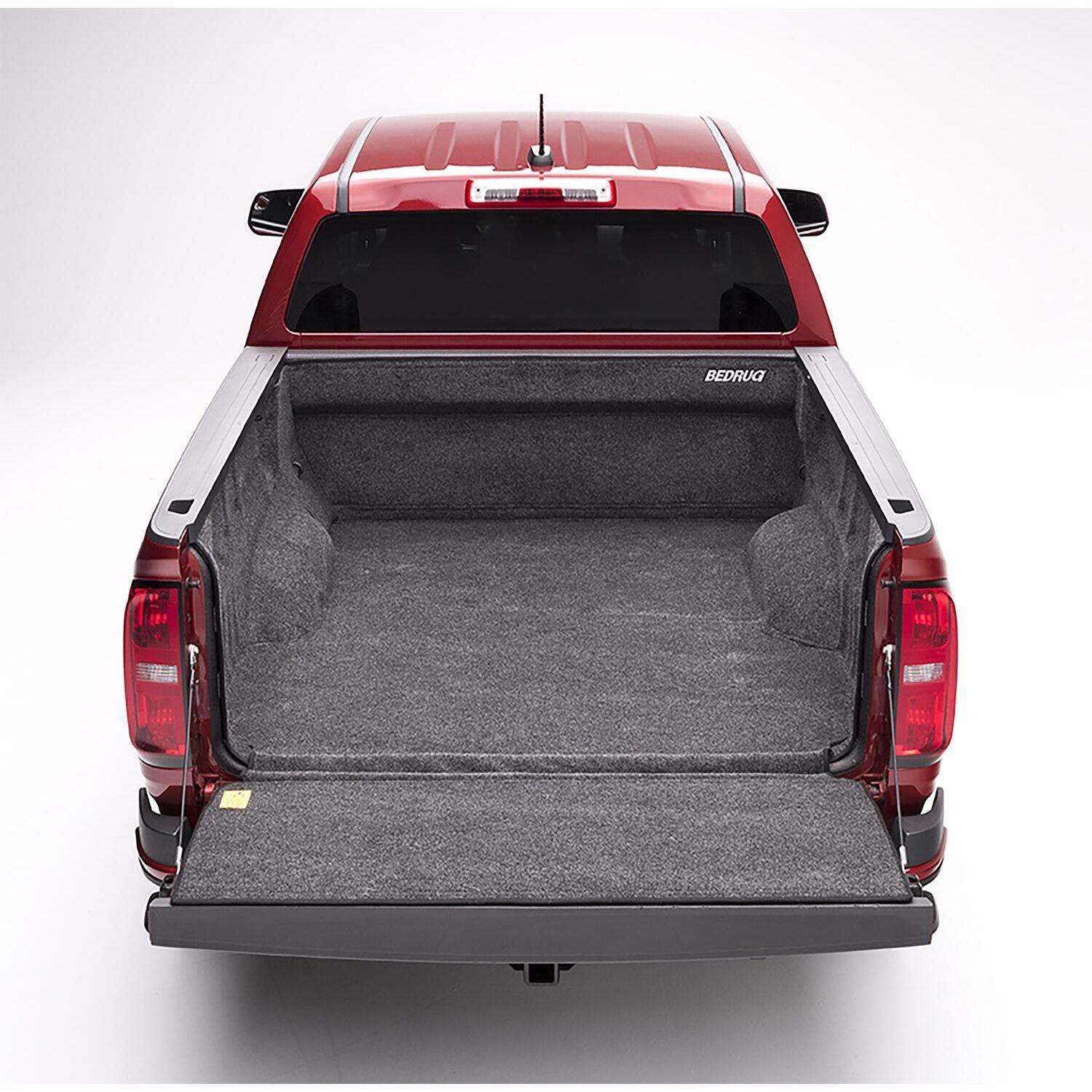 BedRug 23-25 Colorado/Canyon Crew Cab 5' Bed Liner w/ Tailgate Mat - Charcoal (BRB23CCK) installed in truck bed.