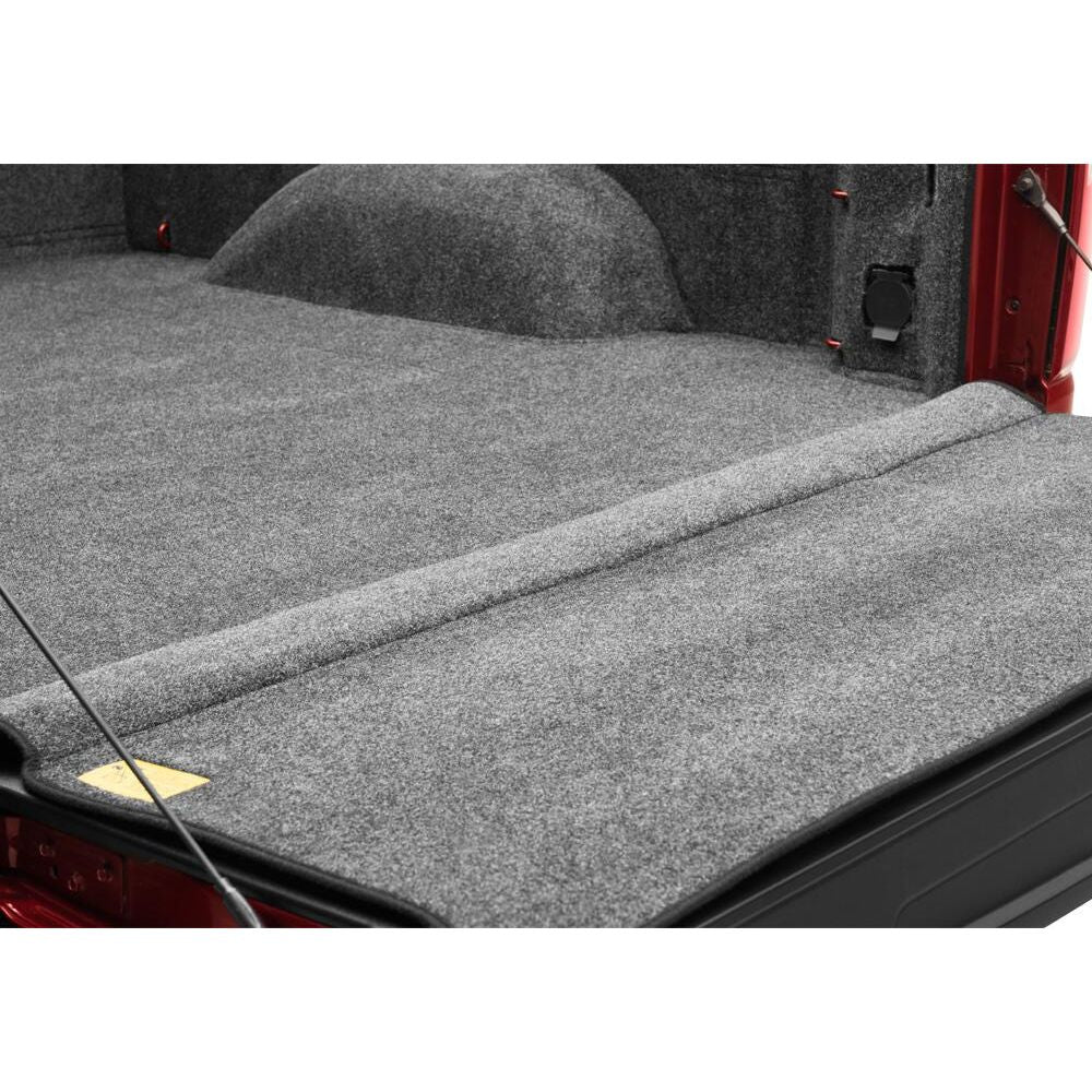 BedRug Truck 20+ GM HD Silverado/Sierra 6'9" Bed w/o Multi-Pro Tailgate Bed Liner w/ Tailgate Mat - Charcoal (BRC20SBK) close-up view