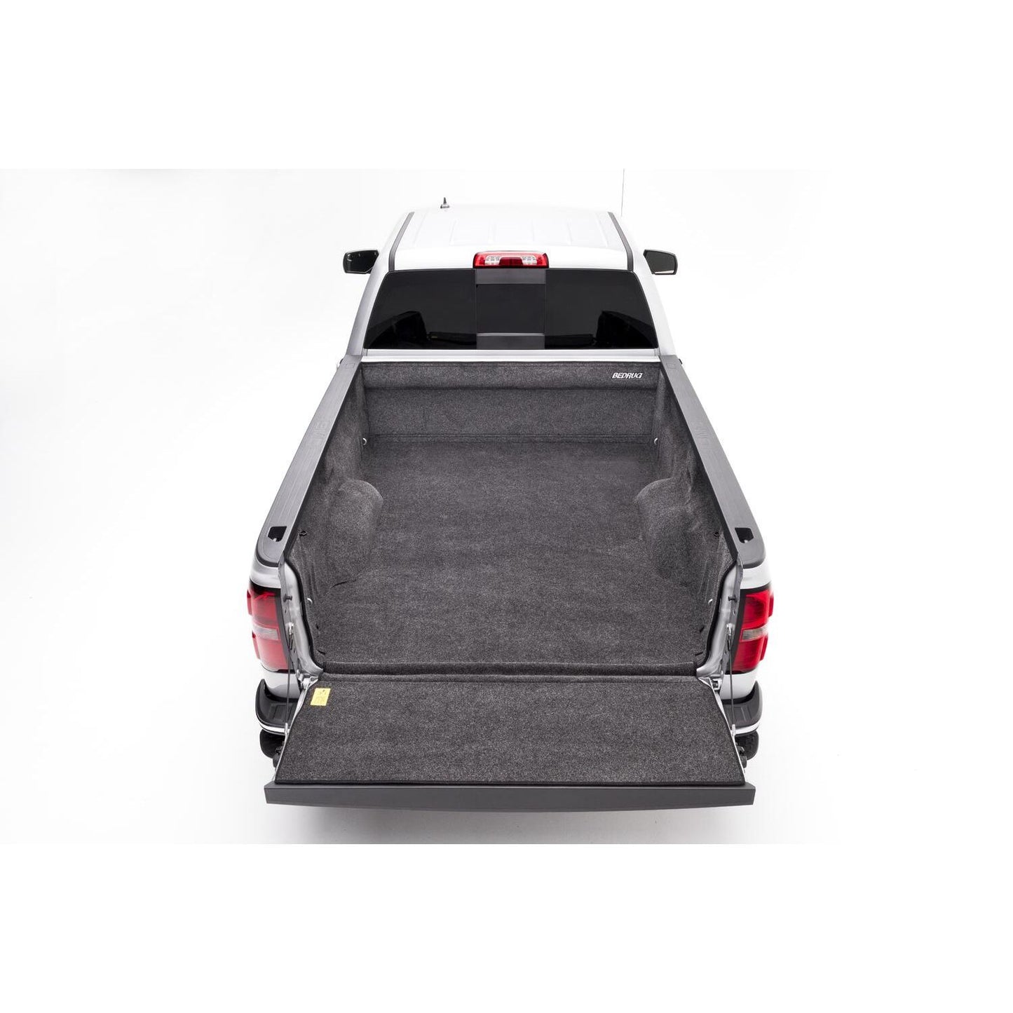 BedRug 99-07 Chevy/Gmc Classic 6.5' Bed Liner w/ Tailgate Mat - Charcoal (BRC99SBK) installed in truck bed.