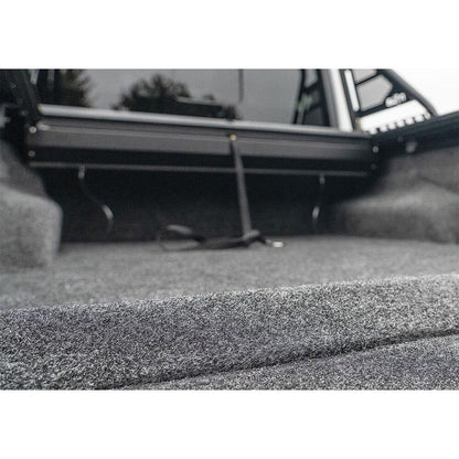 BedRug 2020-2025 Jeep Gladiator Bed Liner w/ Tailgate Mat - Charcoal (BRJ20SBK) installed in truck bed