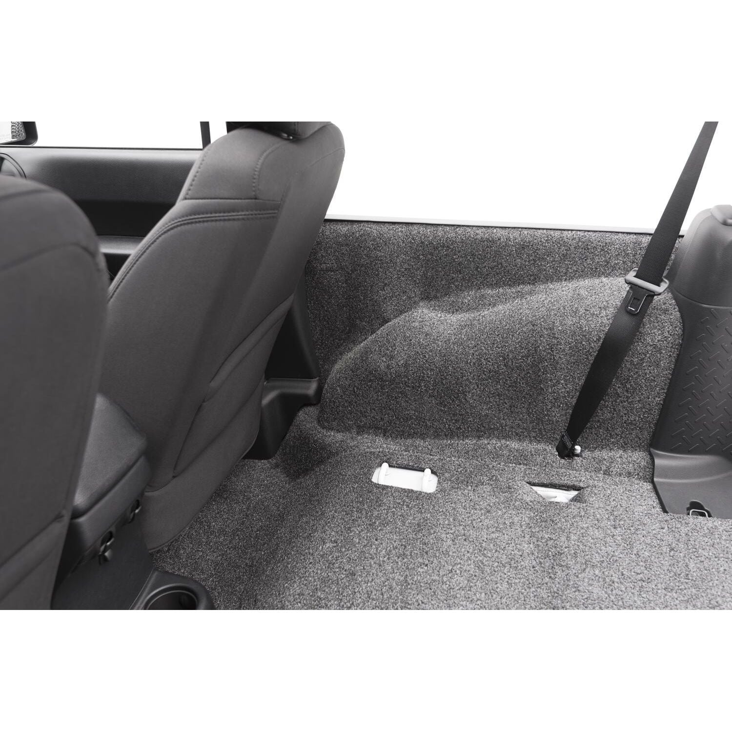 BedRug Jeep 11-18 Jeep JK 2Dr Rear 5Pc Cargo Kit - Charcoal (Includes Tailgate & Tub Liner) Cargo Kit 5 pc. Rear Kit Incl.