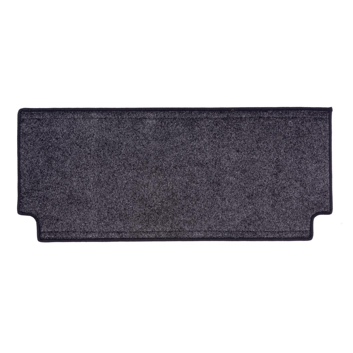 BedRug 2018-2026 Jeep Wrangler Tailgate Mat - Charcoal (BRJLTG) flat view showing custom fit and durable design.