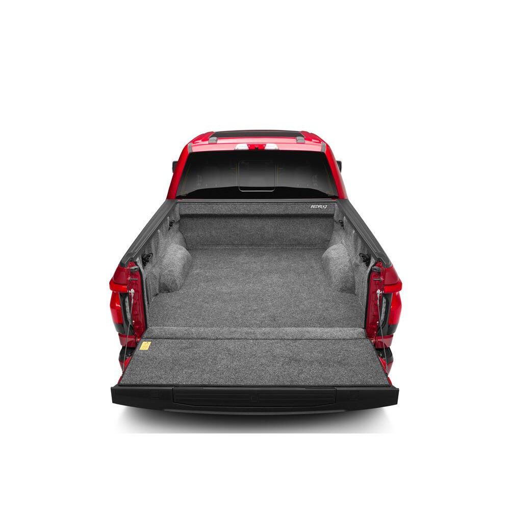 BedRug 22-25 Ford Maverick Bed Liner w/ Tailgate Mat - Charcoal (BRM22SBK) installed in a truck bed.