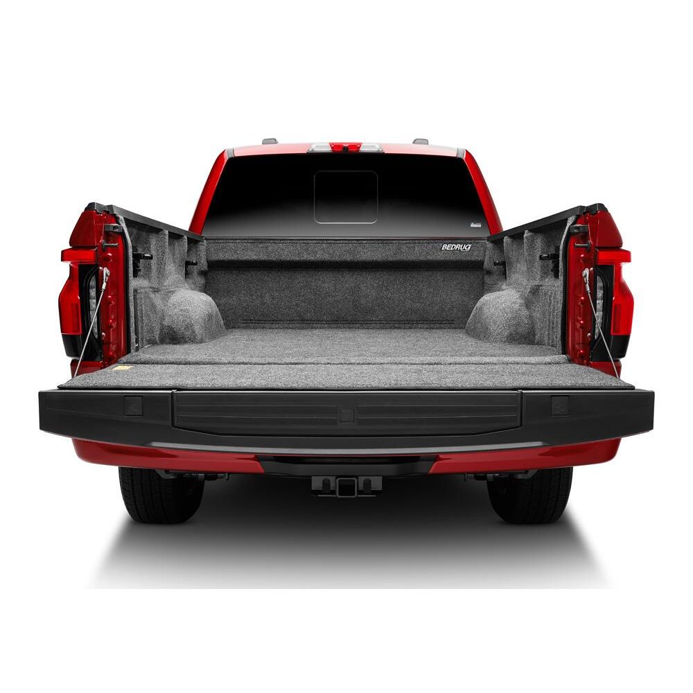 BedRug 22-25 Ford Maverick Bed Liner w/ Tailgate Mat - Charcoal (BRM22SBK) installed in a truck bed.