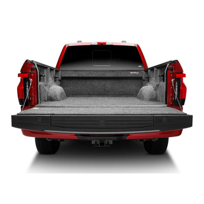 BedRug 22-25 Ford Maverick Bed Liner w/ Tailgate Mat - Charcoal (BRM22SBK) installed in a truck bed.