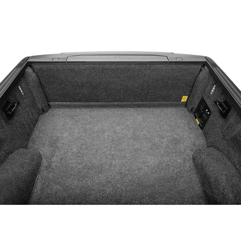 BedRug 22-25 Ford Maverick Bed Liner w/ Tailgate Mat - Charcoal (BRM22SBK) installed in truck bed, showing custom fit and tough surface.