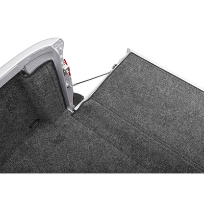 BedRug 04+ Nissan Titan Crew Cab 5.5' Bed Liner w/ Tailgate Mat - Charcoal (BRN04CCK) close-up view of bed liner interior