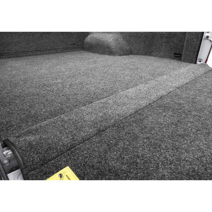 BedRug 04+ Nissan Titan Crew Cab 5.5' Bed Liner w/ Tailgate Mat - Charcoal (BRN04CCK) bed liner material and texture image.