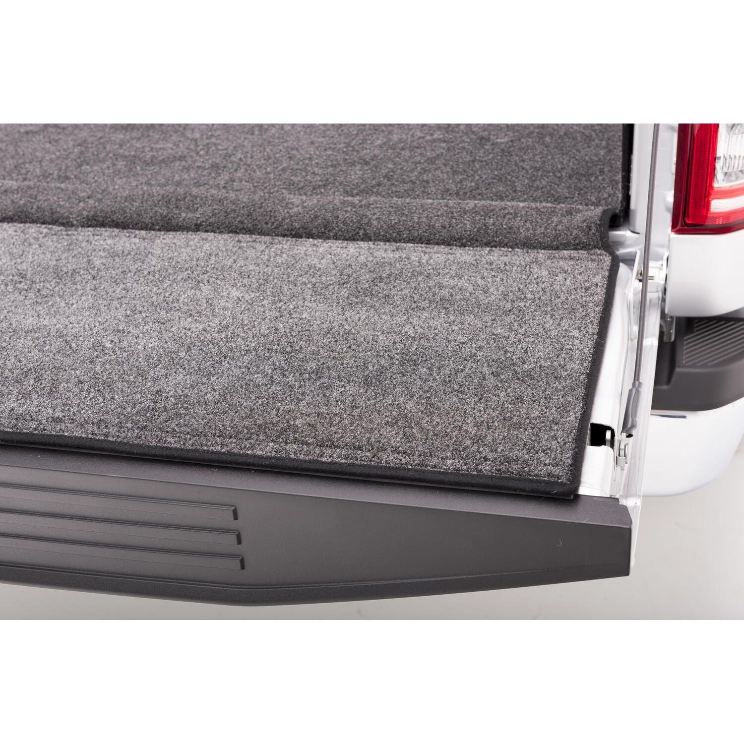 BedRug 09-14 Ford F-150 5.5' Bed w/ Factory Step Gate w/Tailgate Step Bed Liner w/ Tailgate Mat - Charcoal (BRQ09SCSGK) in truck bed