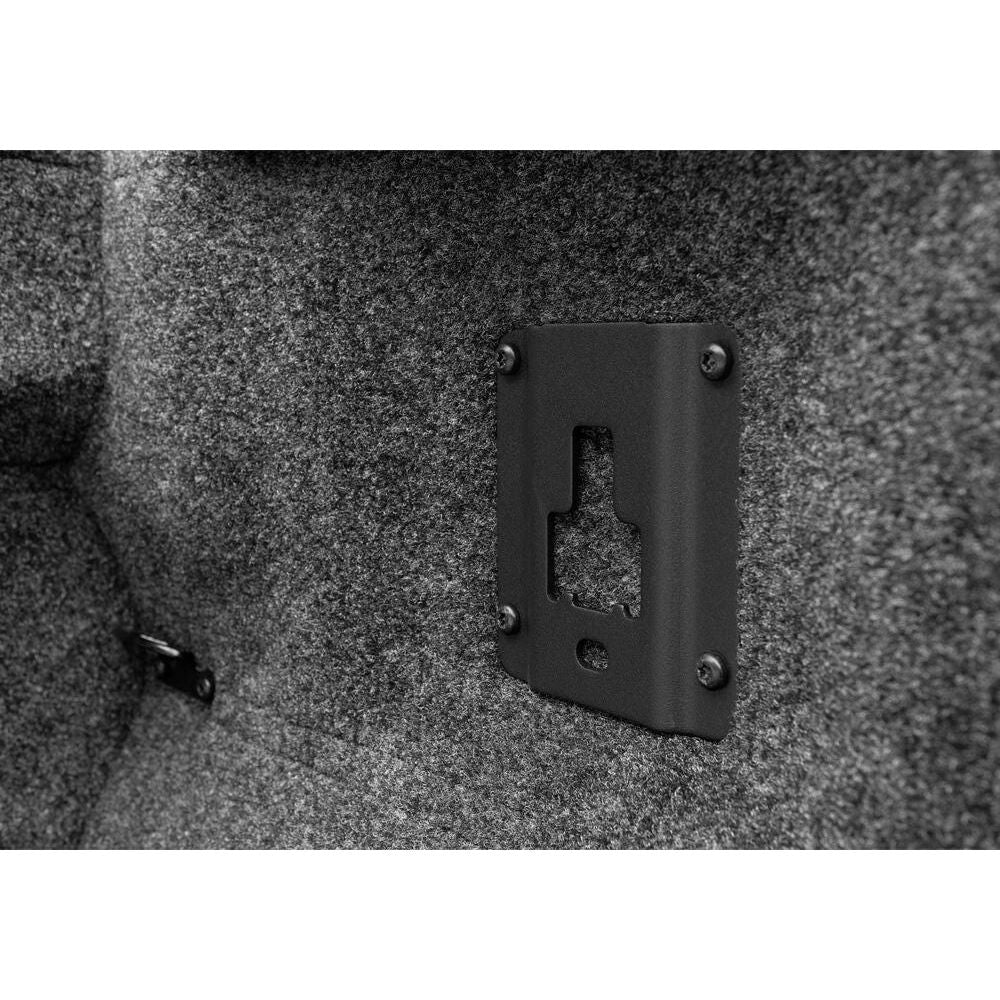 BedRug 2015-2025 Ford F-150 6'7" Bed Liner w/ Tailgate Mat - Charcoal (BRQ15SBK) installed interior view
