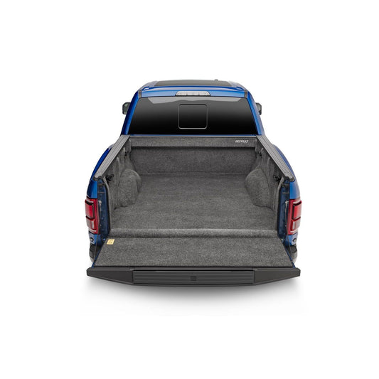 BedRug 2019-2023 Ford Ranger 6' Bed Liner w/ Tailgate Mat - Charcoal (BRR19SBK) installed in truck bed.