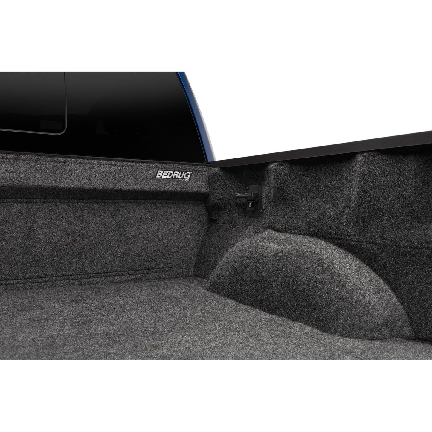 BedRug 2019-2023 Ford Ranger 6' Bed Liner w/ Tailgate Mat - Charcoal (BRR19SBK) installed in truck bed.