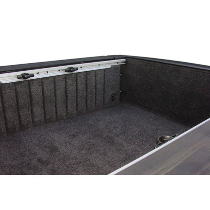 BedRug 09-18 - Charcoal (19-23 Classic) Dodge Ram 5'7" Bed w/ Rambox w/Bed Rail Storage Bed Liner w/ Tailgate Mat interior view
