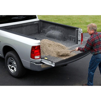 BedRug 09-18 - Charcoal (19-23 Classic) Dodge Ram 5'7" Bed w/o Rambox w/o Bed Rail Storage Bed Liner w/ Tailgate Mat w/o Cargo Channel in use.
