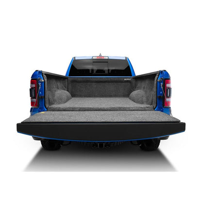 BedRug 2019-2025 Ram 1500 6'4" Bed Liner w/ Tailgate Mat w/o RamBox w/o Multifunction Tailgate - Charcoal (BRT19SBK) in truck bed.