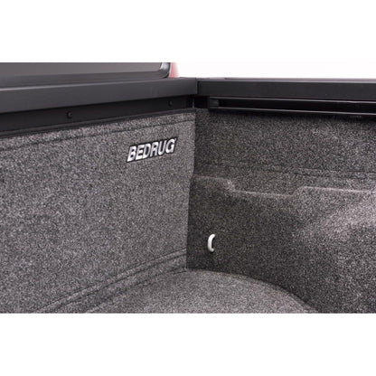 BedRug 05+ Toyota Tacoma 5' Bed Liner w/ Tailgate Mat - Charcoal (BRY19DCK) inside the truck bed