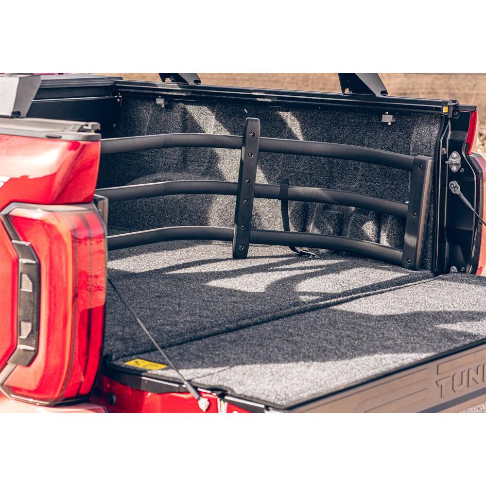 BedRug 22-25 Toyota Tundra 6.5' Bed Liner w/ Tailgate Mat - Charcoal (BRY22RBK) installed in truck bed.